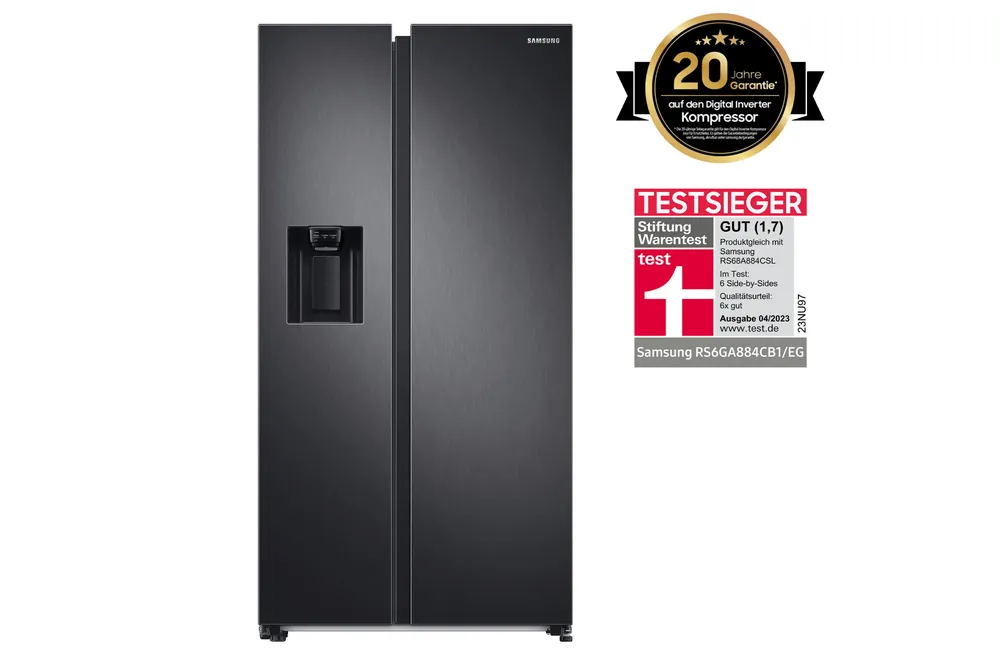 Samsung RS6GA884CB1 amerikaanse koelkast Vrijstaand 635 l C Zwart Goedkoop
