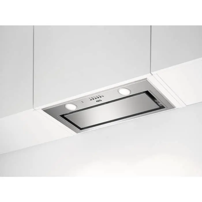 Gecertificeerd AEG DGE5661HM afzuigkap Inbouw Roestvrijstaal 700 m³/uur A