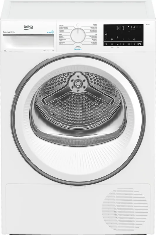 Snelle Levering Beko B3T6823W2 wasdroger Vrijstaand Voorbelading 8 kg Wit EWO4301