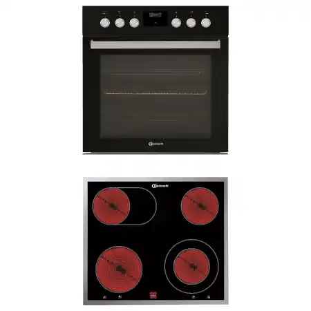 Alleen Vandaag Bauknecht HEKO BLACK 500 P (HI5EP8VS2ES+CHR9642IN) OVEN SET – EWO4032