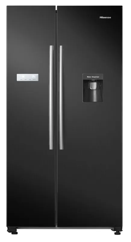 Lage Kosten Hisense RS741N4WBE amerikaanse koelkast Vrijstaand 578 l Zwart EWO4497