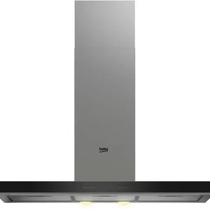Koop Online Beko BHCB93640BH afzuigkap Muurmontage Zwart, Roestvrijstaal 645 m³/uur