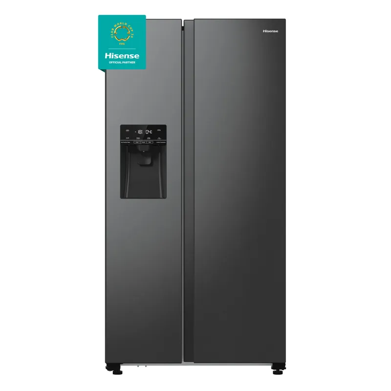 Hisense RS5P535NTFDUK amerikaanse koelkast Vrijstaand 566 l Zwart DHZ4029APD Laatste Kans
