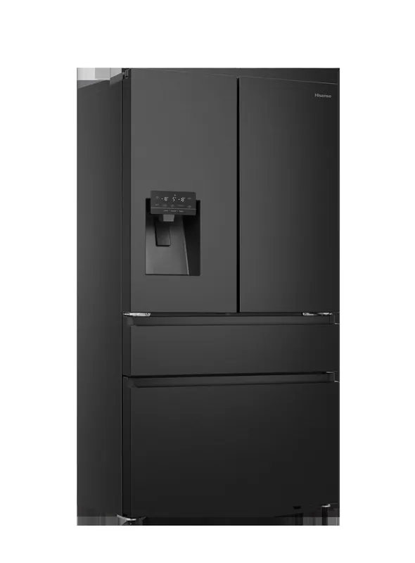 Flitsaanbieding Hisense RF728N4SBFE amerikaanse koelkast Vrijstaand 560 l E Zwart DHZ1744APD