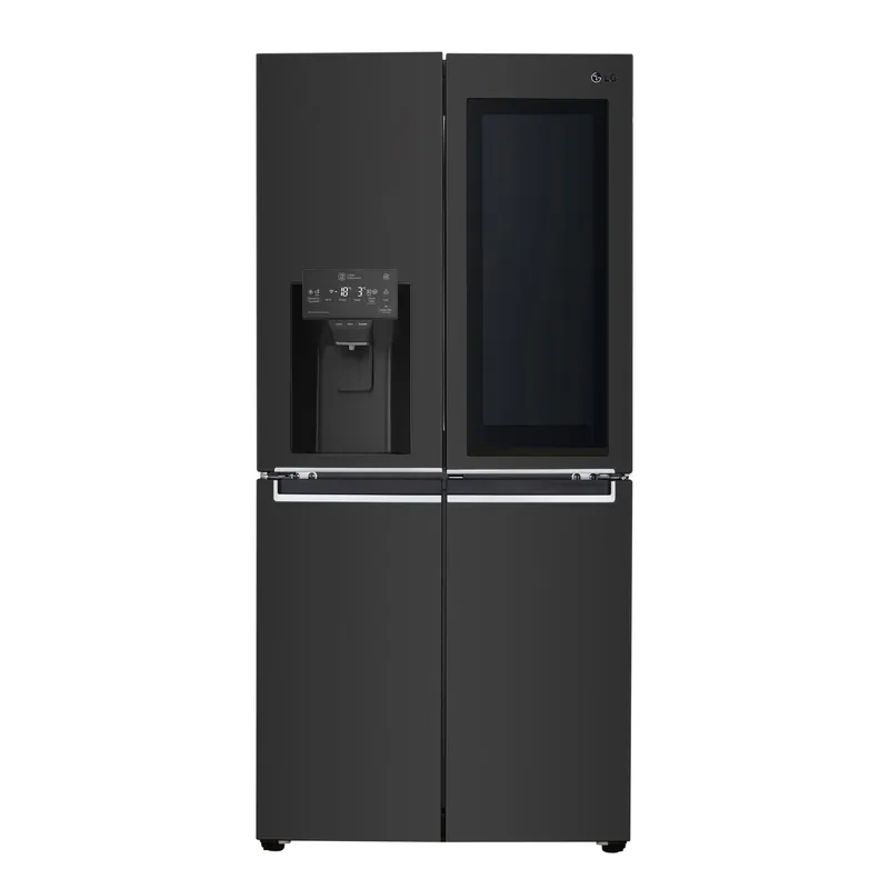 Exclusieve Aanbieding LG InstaView GMX844MCKV amerikaanse koelkast Vrijstaand 423 l F Zwart