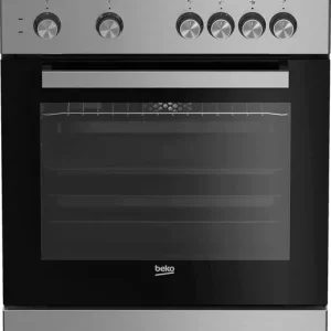 Must-Have Beko FSM67010GX fornuis Vrijstaand fornuis Electrisch Keramisch Zwart, Roestvrijstaal A DHZ2084