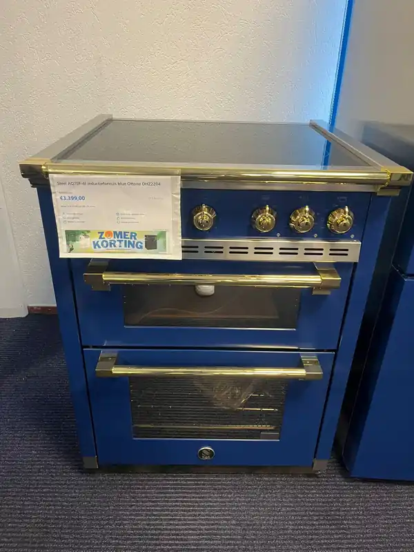 Steel AQ7SF‑4I inductiefornuis blue Ottone DHZ2204 Tijdelijk Beschikbaar