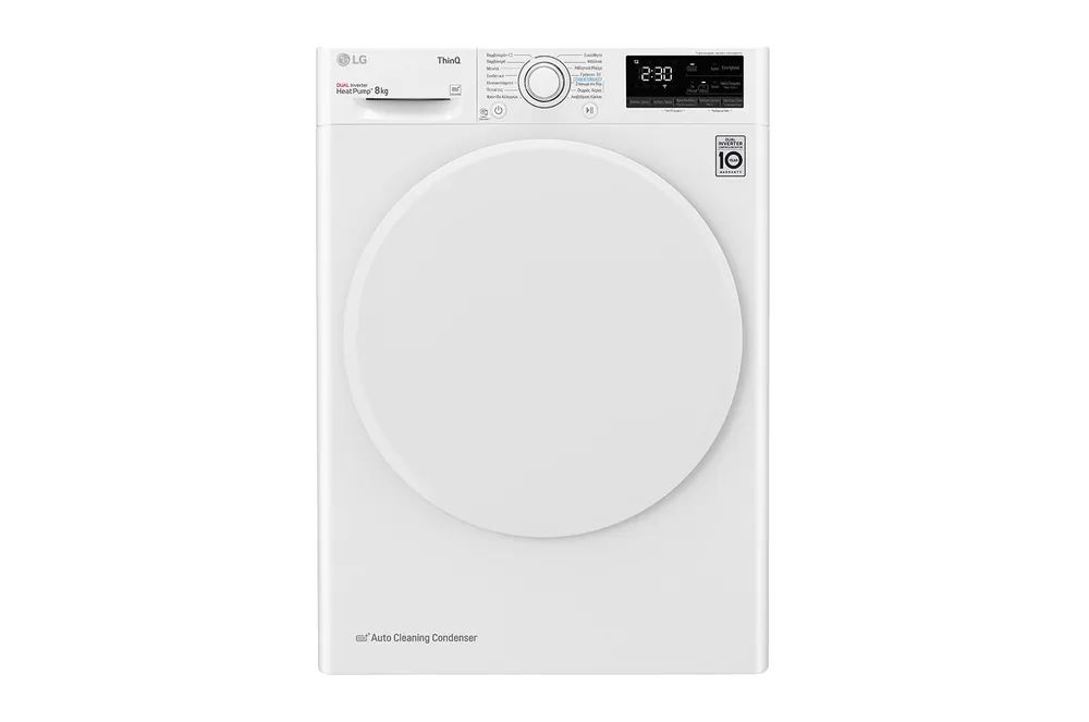 LG RH80V3AV0N wasdroger Vrijstaand Voorbelading 8 kg A++ Wit Koop Vandaag