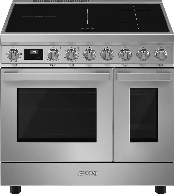 Smeg Master CUISINIERE CPF92IMX Vrijstaand fornuis Inductiekookplaat zones Roestvrijstaal A Alleen Vandaag
