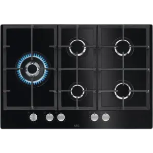 AEG HKB75820NB – 949631020 Zwart Ingebouwd 75 cm Gaskookplaat 5 zone(s) Veilige Betaling
