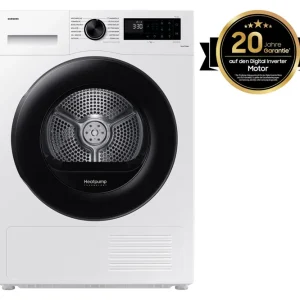 Flitsaanbieding Samsung DV90CGC2A0AE wasdroger Vrijstaand Voorbelading 9 kg A++ Wit – EWO3159