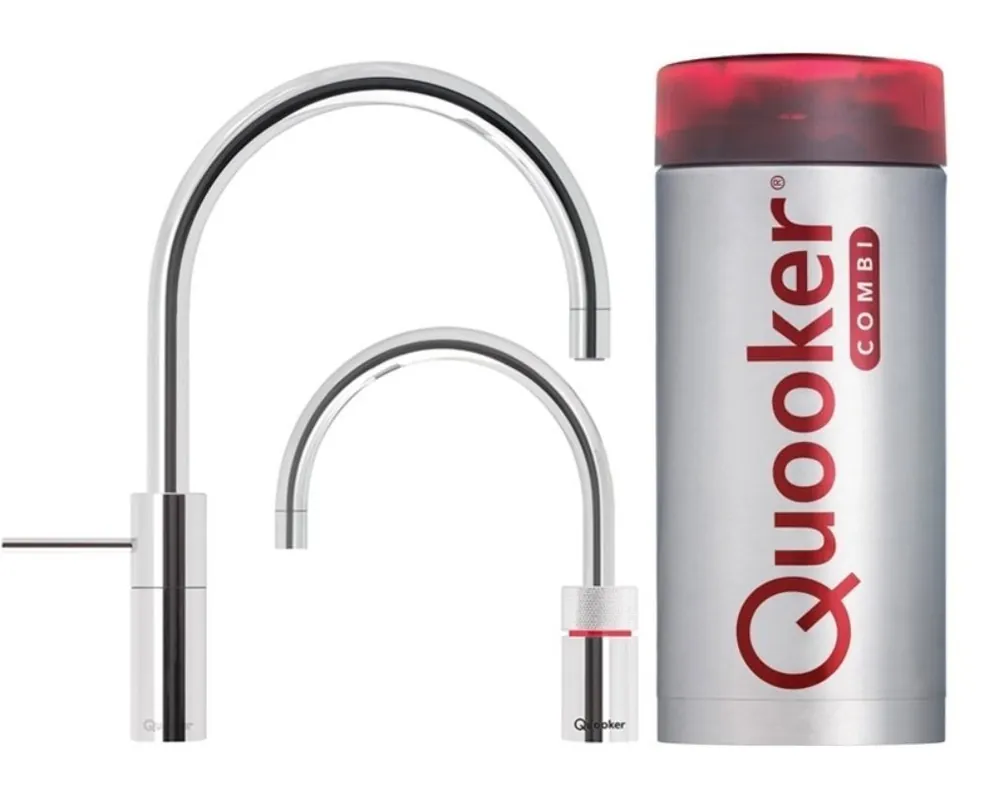 Quooker Combi Nordic Round Twintaps Chroom Fabrieksprijs