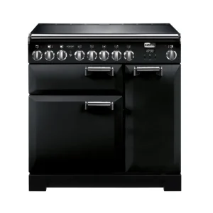 Op = Op Falcon Leckford de Luxe 90 Zwart inductie fornuis