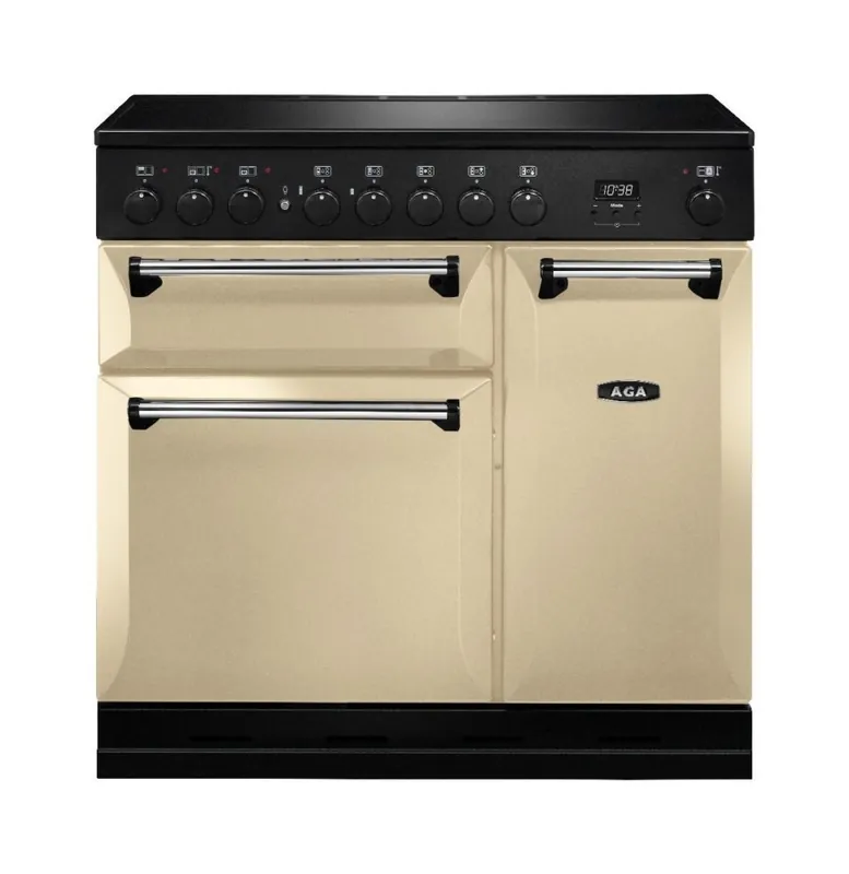 AGA Masterchef 90 de luxe Creme inductie Op = Op