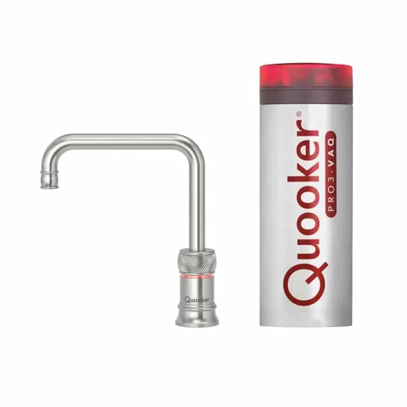 Quooker  Pro3 Single Tap Square Classic Rvs Weekendaanbieding