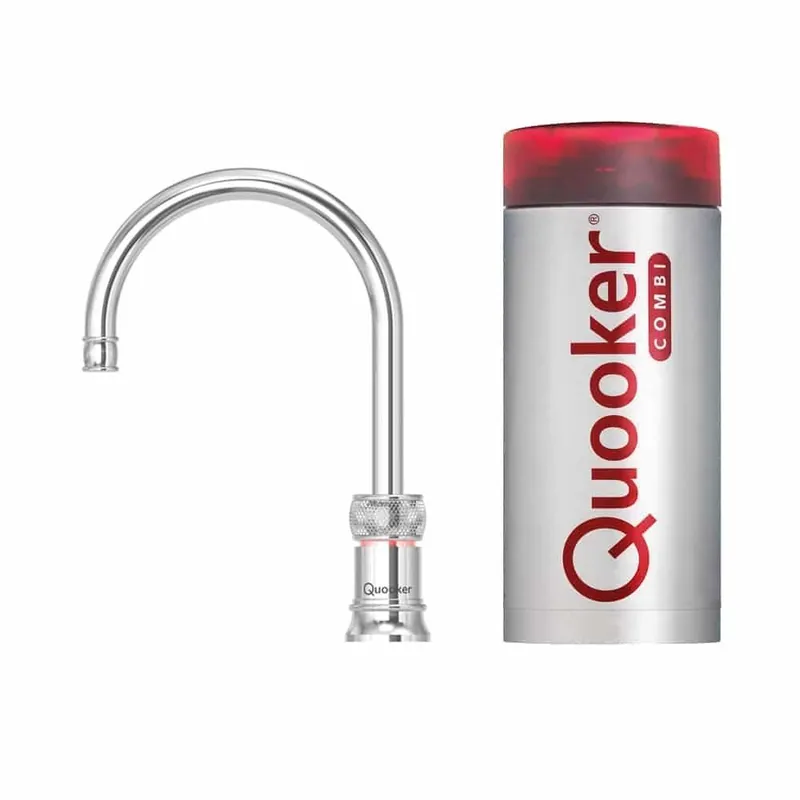 Tijdelijk Beschikbaar Quooker Combi+ Single Tap Round Classic Chroom