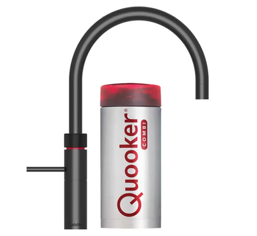 Quooker Combi+ Fusion Round Zwart Seizoensaanbieding