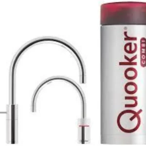 Quooker Combi+ Nordic Round Twintaps Chroom Gereduceerde Prijs