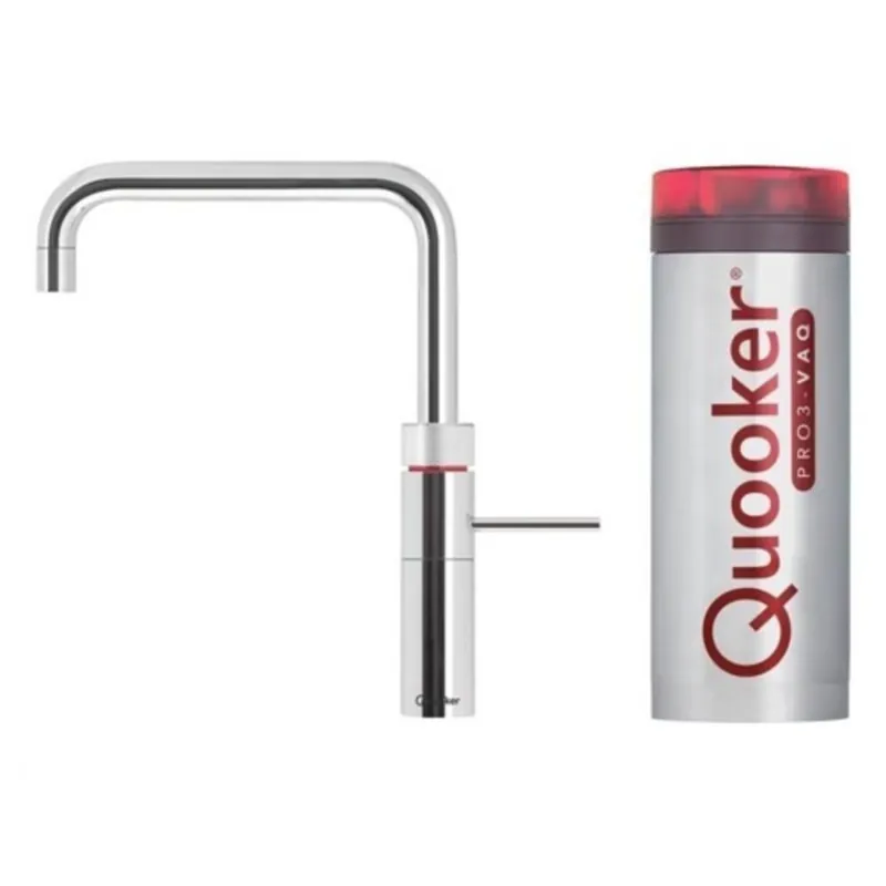 Hete Deal Quooker Pro3 Fusion Square Chroom