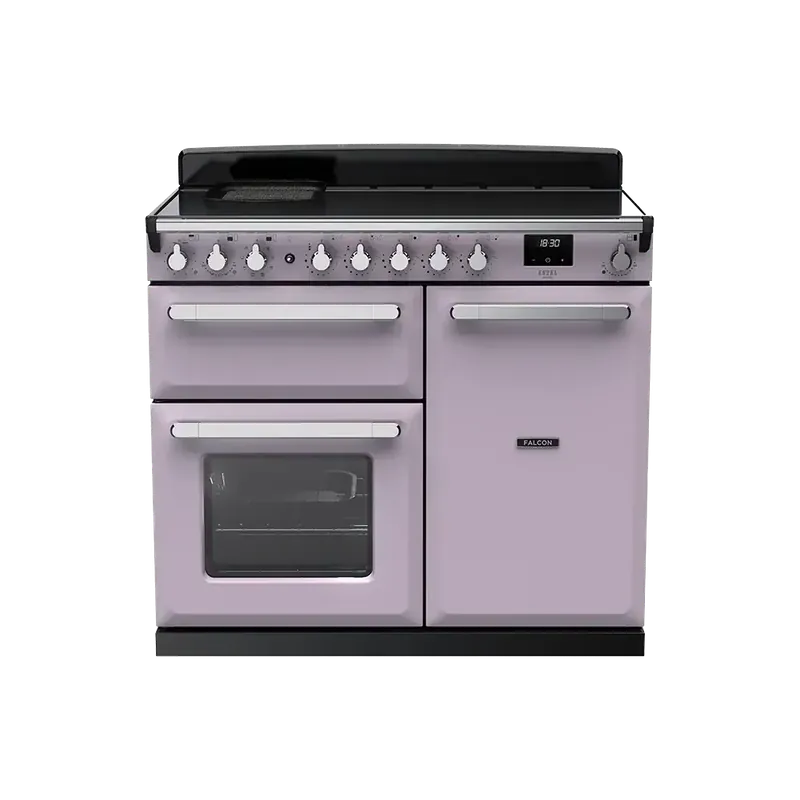 Hete Deal Falcon Estel Deluxe 100 Heather Chroom Inductie fornuis