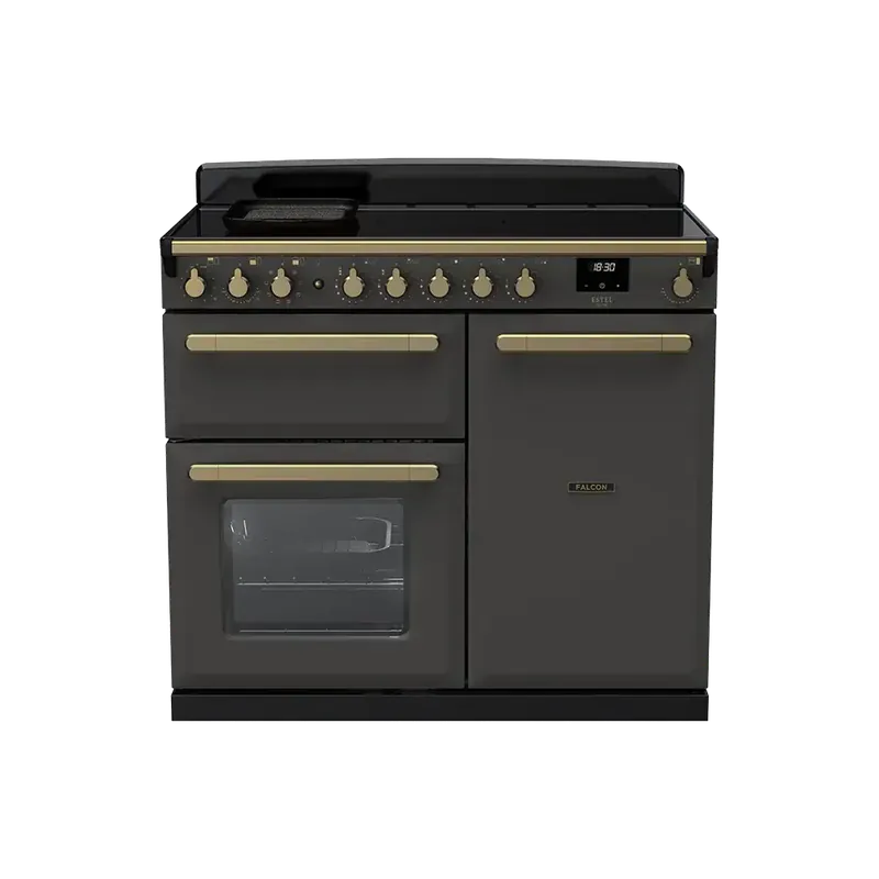 Beste Prijs Falcon Estel Deluxe 100 Slate Antiek Messing Inductie fornuis