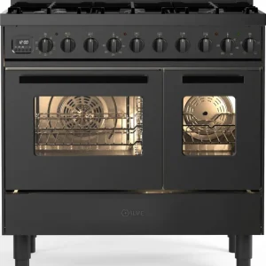 Hoge Kwaliteit ILVE  LD096WSCM3/MGD gasfornuis Gratis Pannenset