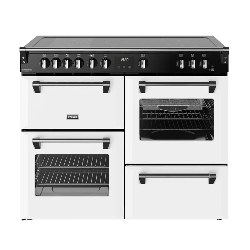 Stoves  Richmond DX RTY 110 EI Icy White Inductie fornuis Exclusieve Aanbieding
