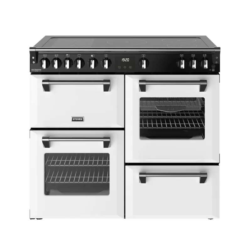 Stoves Richmond DX RTY 100 EI Icy White inductie fornuis Must-Have