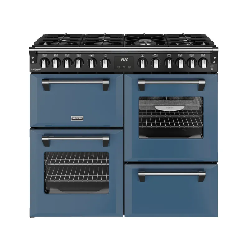 Stoves Richmond DX 100 DF Twilight Blue gasfornuis Must-Have