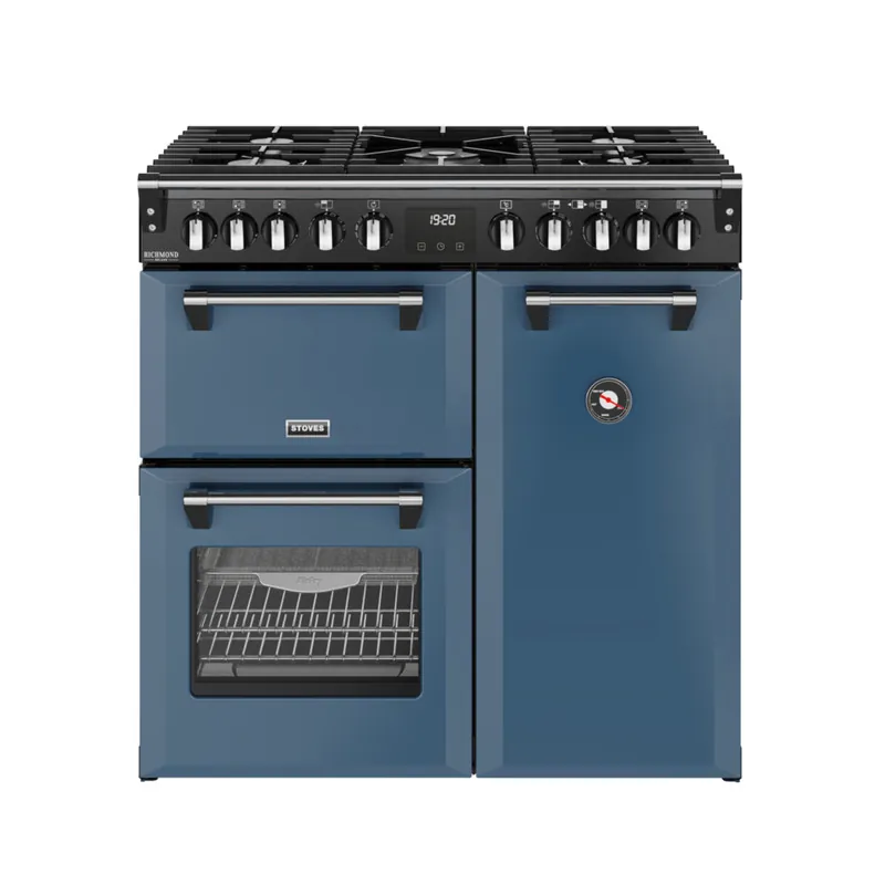 Favoriet Stoves Richmond DX 90 DF Twilight Blue gasfornuis