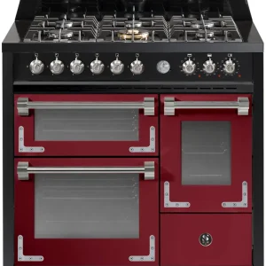 Snelle Levering Steel Oxford 100/3 XQ10FFF-6 BR gasfornuis