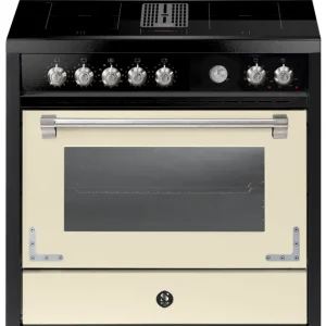 Meest Verkocht Steel Oxford 90 Mistral X9F-4FIKW CR inductie fornuis