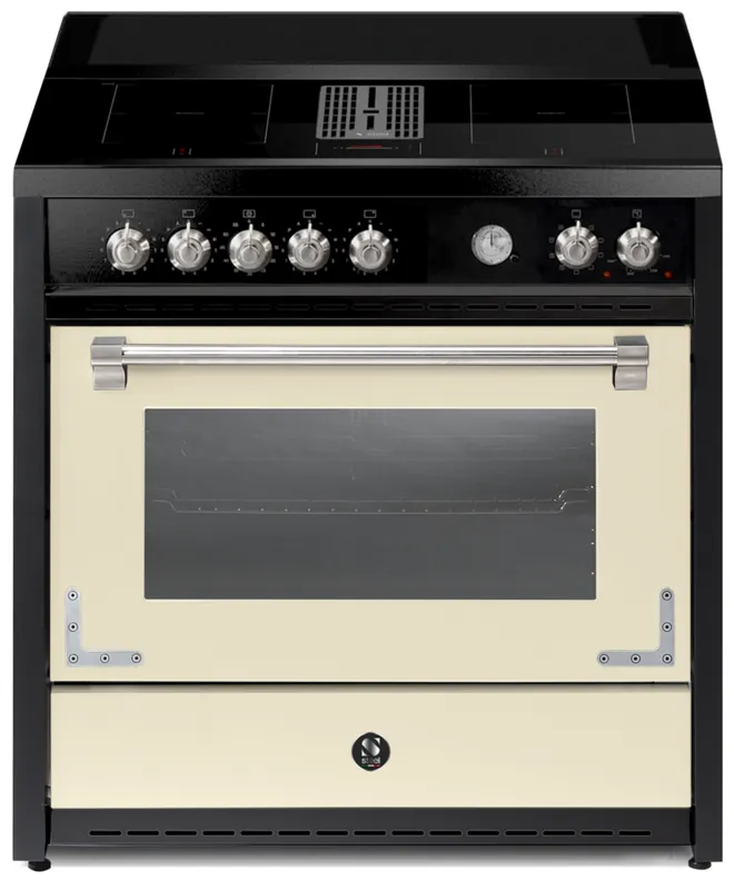 Meest Verkocht Steel Oxford 90 Mistral X9F-4FIKW CR inductie fornuis