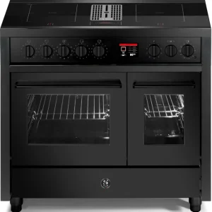 Bestel Nu Steel  Enfasi Mistral 100 EQ10FF-4FIKW All Black inductie fornuis