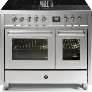 Steel Enfasi Mistral 100 EQ10FF-4FIKW SS inductie fornuis Op = Op