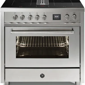 Bestseller Steel Enfasi Mistral 90 EQ9F-4FIKW Rvs inductie fornuis