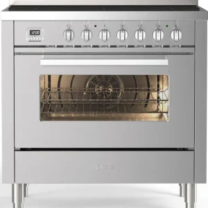 Korting ILVE LBI095WSCM3/SS inductie fornuis