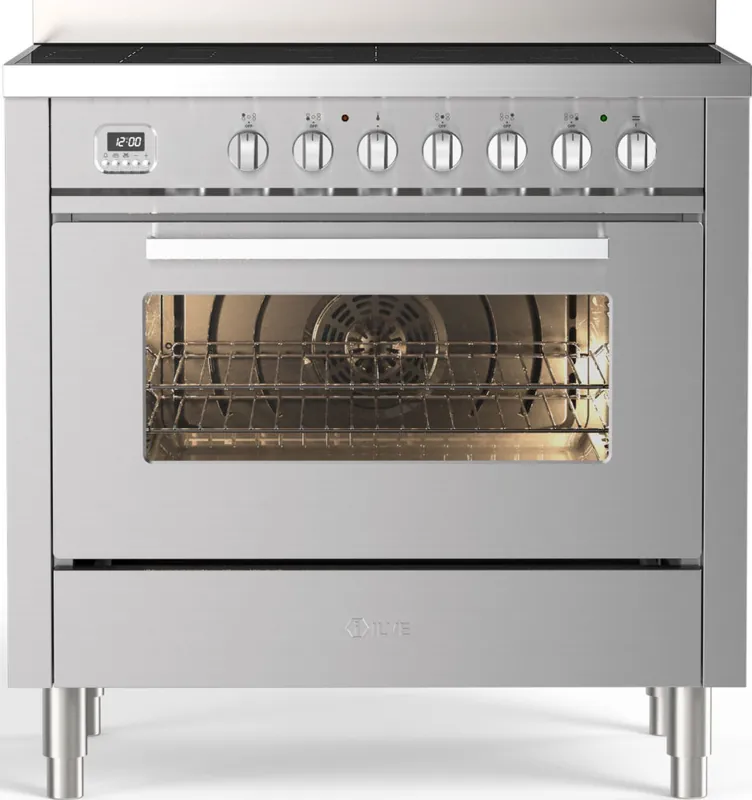 Korting ILVE LBI095WSCM3/SS inductie fornuis