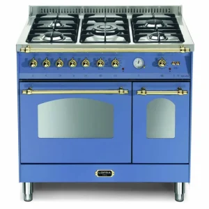 Veilige Betaling Lofra Dolcevita 2-oven lavendel messing gasfornuis