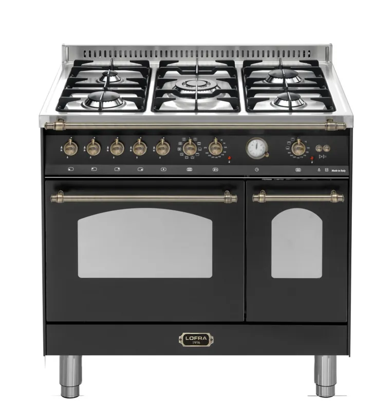 Lofra Dolcevita 2-oven zwart brons gasfornuis Laatste Kans