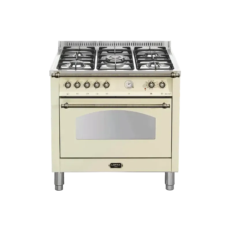 Lofra Dolcevita 1-oven ivoor brons gasfornuis Koop Online