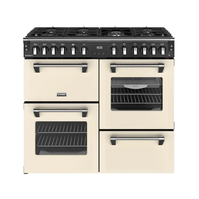 Stoves Richmond 100 DF Creme gasfornuis Snelle Levering