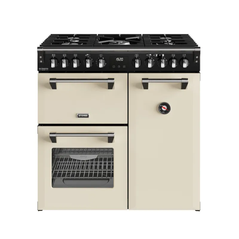Stoves Richmond DX 90 DF Creme gasfornuis Veilige Betaling