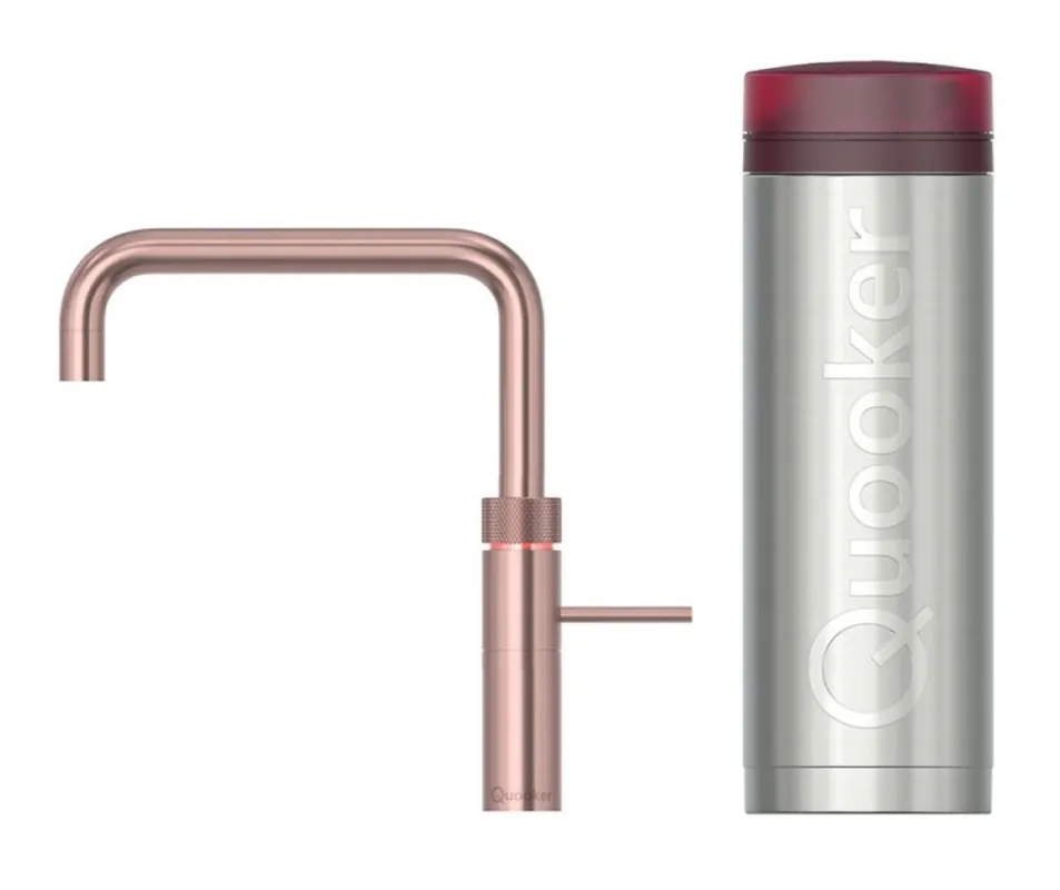 Alleen Vandaag Quooker Pro3 Fusion Square Rosé Koper