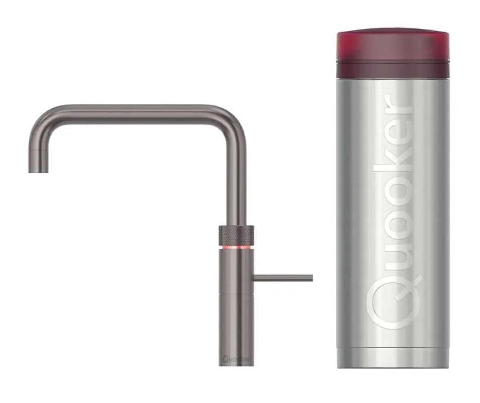Quooker Pro3 Fusion Square Gunmetal Gecertificeerd