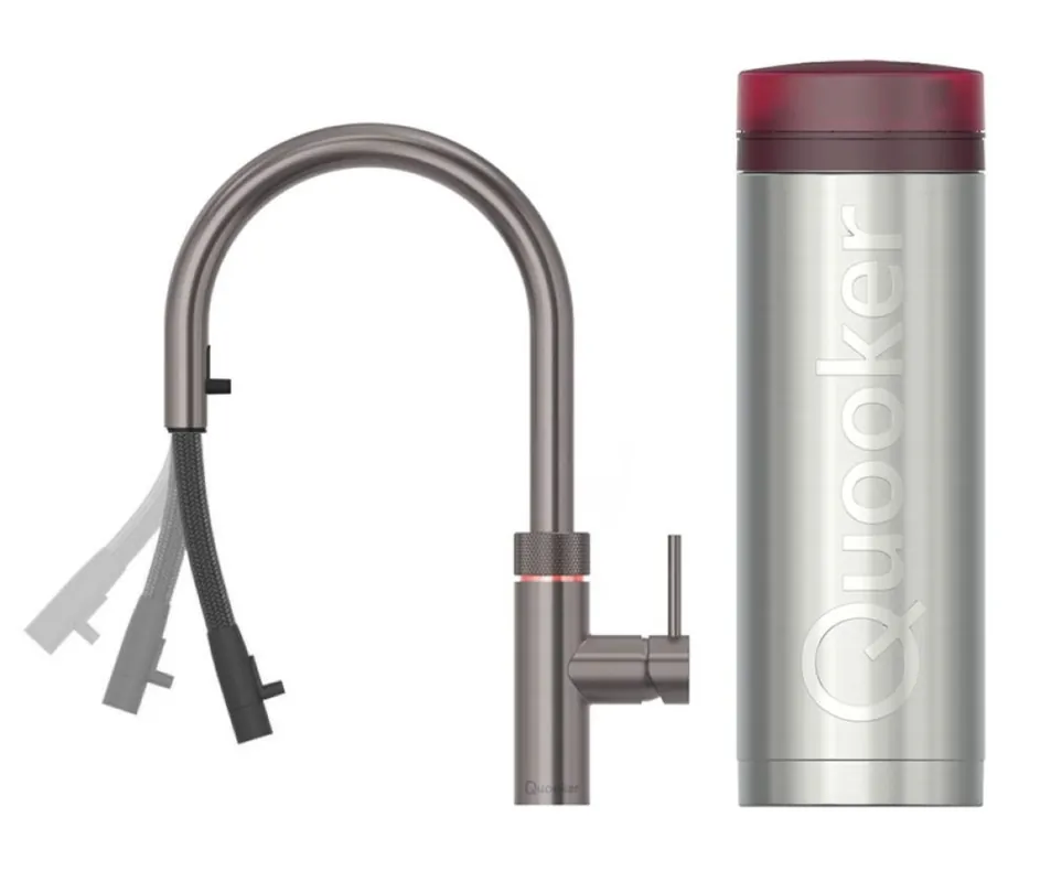Express Levering Quooker Pro3 Flex Gunmetal