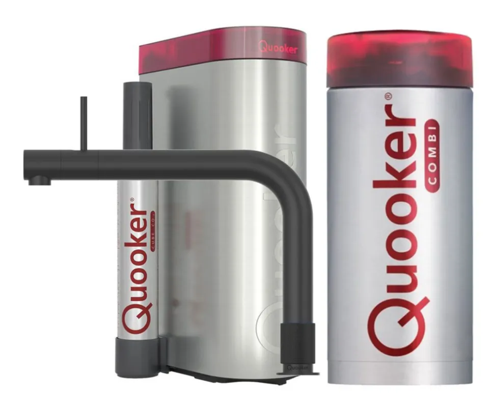 Quooker Combi+ Front Zwart met Cube Koopje
