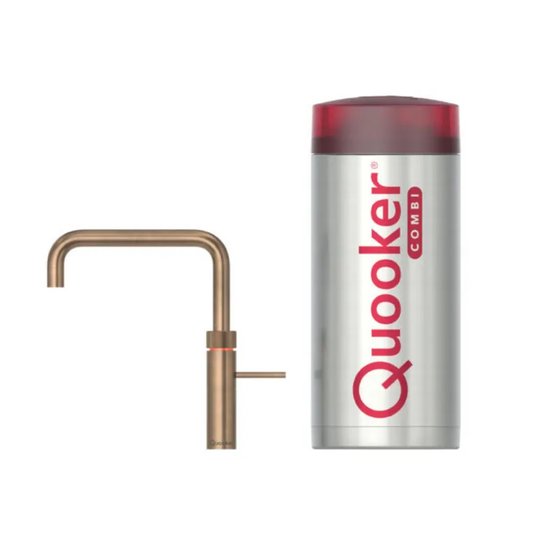 Quooker  Combi+ Fusion Square Messing Patina Dagaanbieding