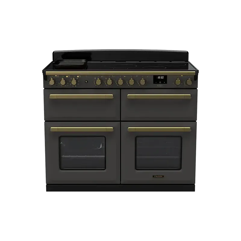 Bestseller Falcon Estel Deluxe 110 Slate Antiek Messing inductie fornuis sudderoven