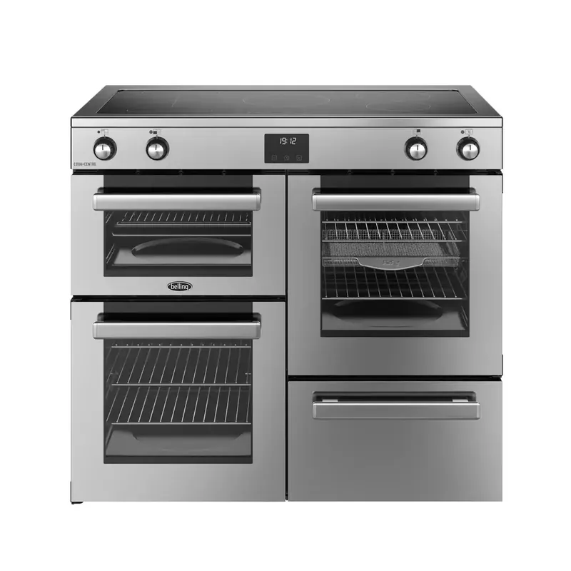 Nieuw Belling Cookcentre 100 EI RVS Inductie fornuis